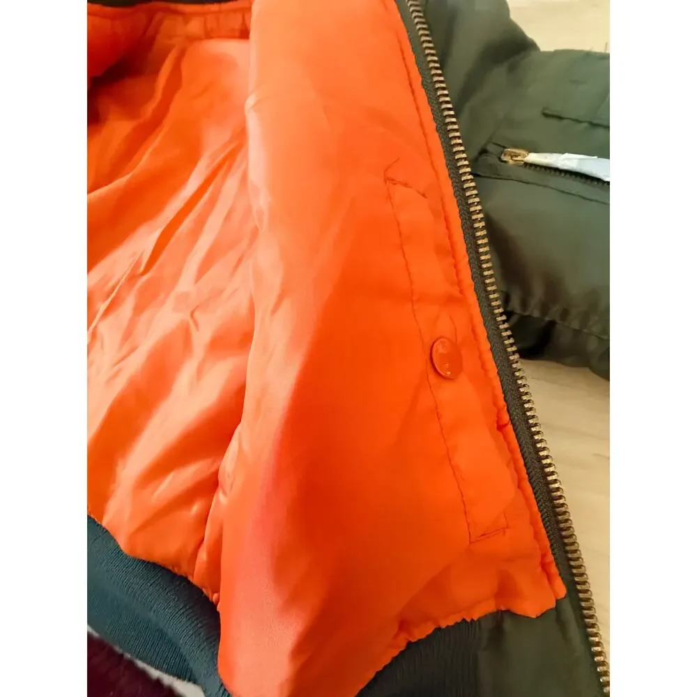 Rothco Kids MA-1 Flight Jacket Unisex Medium NWT